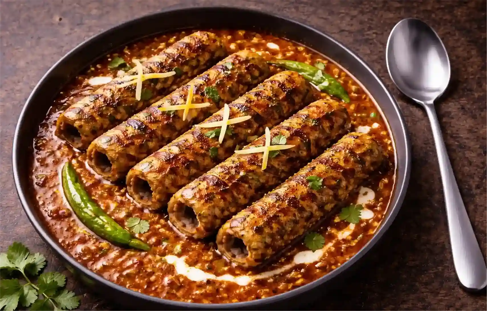 Mutton seekh Kabab Gravy